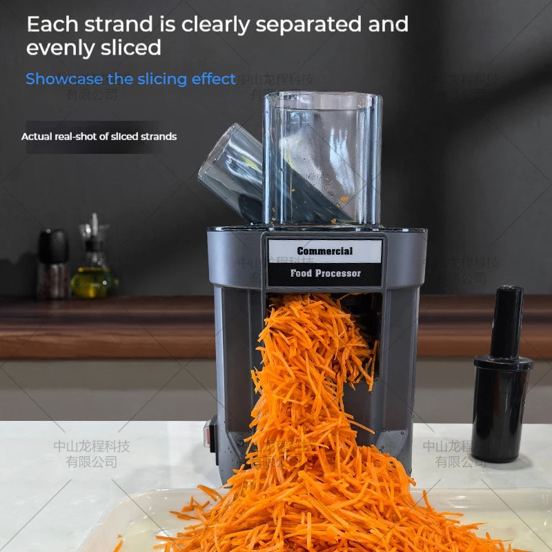 2025 New Vegetable Chopper 3 in1 Multifunctional Electric Cutting Machine Carrot Potato Cutter Slice Shred Diced Food Processor