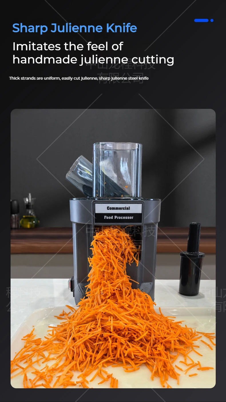 2025 New Vegetable Chopper 3 in1 Multifunctional Electric Cutting Machine Carrot Potato Cutter Slice Shred Diced Food Processor
