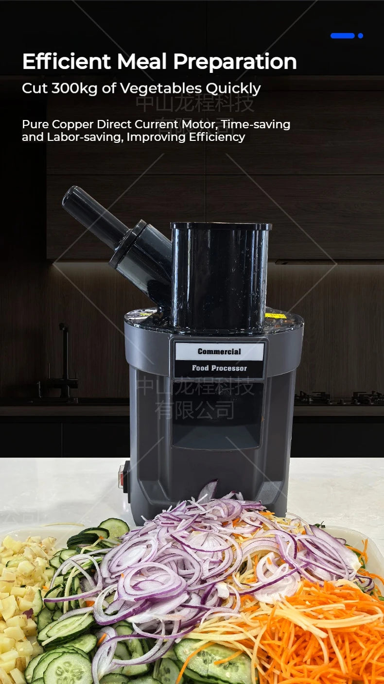 2025 New Vegetable Chopper 3 in1 Multifunctional Electric Cutting Machine Carrot Potato Cutter Slice Shred Diced Food Processor