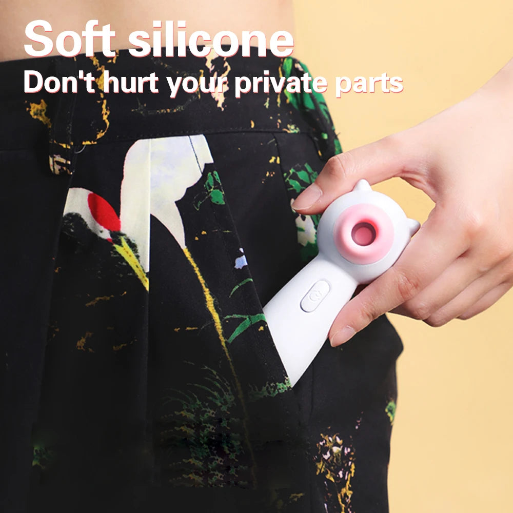 2 in 1 Cute Sucking Vibrator MIni Sex Toys Dildo Vibrador Adult Toys for Women Female Egg Vibrator Sex Toy Vagina Masturbator