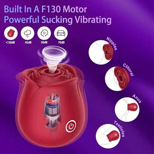 18+ Roses Sucking Vibrator For Women G-spot Clitoral Nipple Stimulator Vibrating Female 10 Modes Sex Toys Adult Supplies